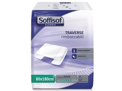 Picture of SOFFISOF ABSORBENT BED PADS 80x180 cm box of 90