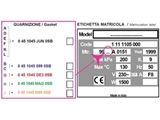 Show details for  GASKET FOR H100 with serial number A,D,E,F,K,L