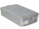 Show details for CONTAINER WITH FILTER medium h 100 mm - grey 1pcs