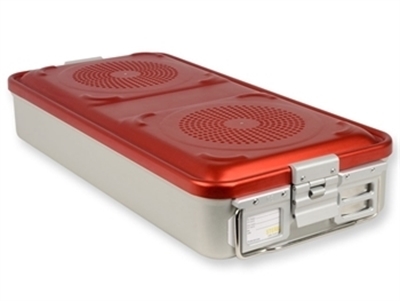 Picture of  CONTAINER WITH FILTER large h 100 mm - red 1pcs