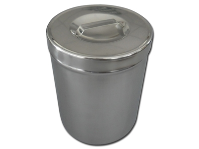 Picture of S/S DRESSING JAR 2 l with lid - diam.127x162 mm, 1 pc.