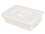 Show details for INSTRUMENT TRAY WITH COVER 220x150x70 mm - plastic 1pcs