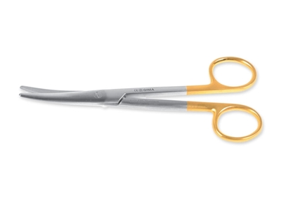 Picture of T.C. GOLD MAYO STILLE SCISSORS curved - blunt - 17 cm 1pcs