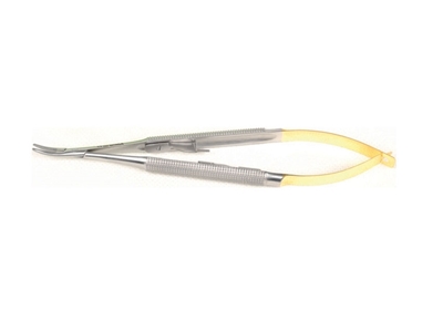 Picture of  T.C. GOLD BARRAQUER MICRO ДЕРЖАТЕЛЬ ИГЛЫ - 13 cm - smooth tips 1pcs