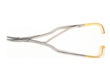 Show details for  T.C. GOLD ARRUGA NEEDLE HOLDER - curved - 16 cm - plain tips 1pcs