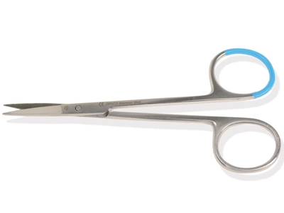 Picture of STERILE IRIS SCISSORS sharp/sharp - straight - 11.5 cm box of 25pcs