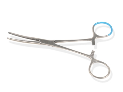 Picture of  STERILE PEAN FORCEPS - curved - 16 cm box of 25pcs
