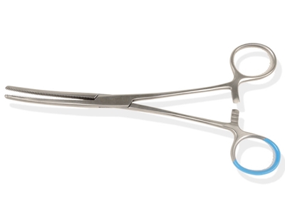Picture of STERILE PEAN FORCEPS - curved - 18 cm box of 25pcs