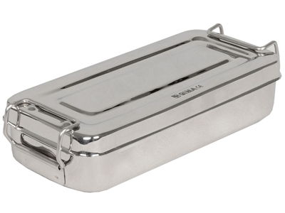 Picture of STAINLESS STEEL BOX - 18x8x4 cm - handle, 1 pc.