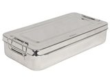Show details for STAINLESS STEEL BOX - 30x15x6 cm - handle, 1 pc.