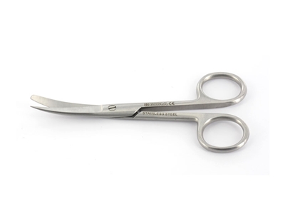 Picture of SCISSORS CURVED BLUNT/SHARP - 14,5 cm, 1 pc.