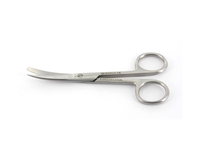 Picture of SCISSORS CURVED BLUNT/SHARP - 11,5 cm, 1 pc.