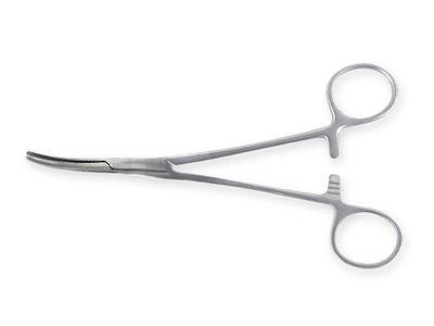 Picture of KELLY FORCEPS - curved - 14 cm, 1 pc.
