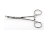 Show details for KLEMMER FORCEPS - curved- 14 cm, 1 pc.