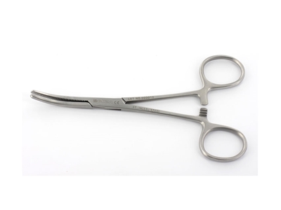 Picture of KLEMMER FORCEPS - curved- 14 cm, 1 pc.