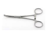 Show details for KLEMMER FORCEPS - curved- 16 cm, 1 pc.