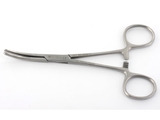 Show details for KLEMMER FORCEPS - curved- 20 cm, 1 pc.