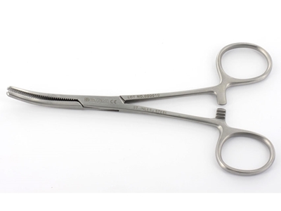 Picture of KLEMMER FORCEPS - curved- 20 cm, 1 pc.