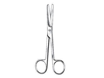 Picture of SCISSORS STRAIGHT BLUNT/BLUNT - 16cm, 1 pc.