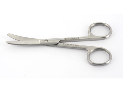 Picture of SCISSORS CURVED BLUNT/BLUNT - 18 cm, 1 pc.