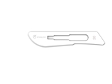 Show details for GIMA S/S SAFETY BLADES N. 20 - sterile, 100 pcs.
