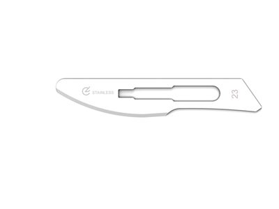 Picture of GIMA S/S SAFETY BLADES N. 23 - sterile, 100 pcs.