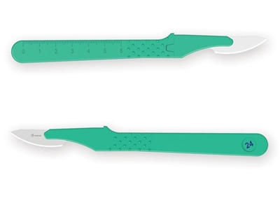 Picture of GIMA DISPOSABLE SCALPELS N. 24 - sterile, 10 pcs.