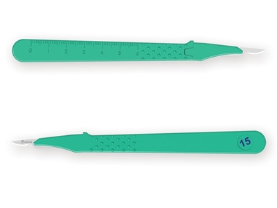 Picture of GIMA DISPOSABLE SCALPELS N. 15c - sterile, 10 pcs.