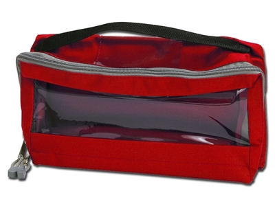 Picture of E3 taisnstūra soma, kas polsterēta ar logu un rokturi - sarkana, 1 gab.