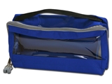 Показать информацию о Прямоугольная сумка E3 с окном и ручкой - синяя, 1 шт.