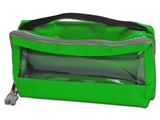 Показать информацию о Прямоугольная сумка E3 с окном и ручкой - зеленая, 1 шт.