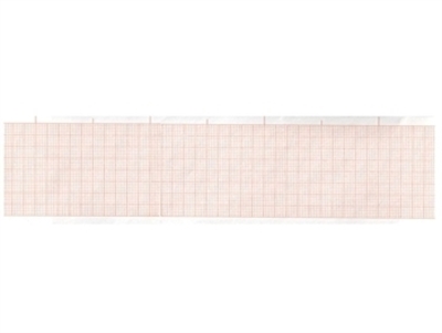 Picture of EKG termiskais papīrs 50x23 mm x m rullis - oranžs režģis