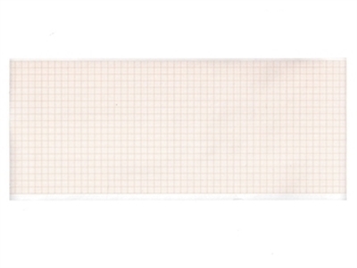 Picture of  ECG thermal paper 107x25 mm x m roll - orange grid