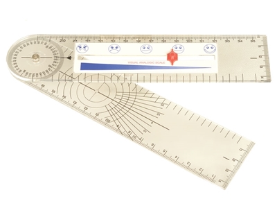 Picture of GONIOMETER with PAIN SCALE RULER, 1 pc.