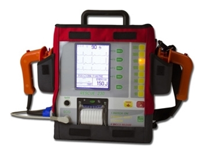 Picture of RESCUE 230 BIPHASIC DEFIBRILLATOR with printer