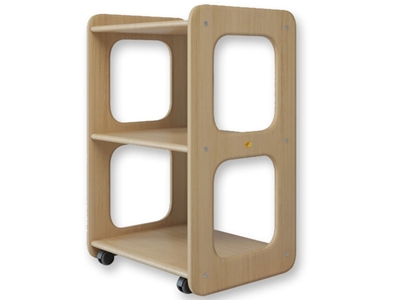 Picture of DANTE WOODEN TROLLEY - beech, 1 pc.