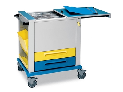 Picture of RECORD HOLDERS TROLLEY - sliding top, 1 pc.