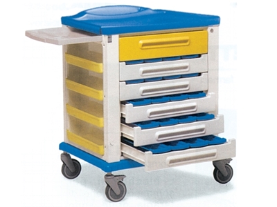 Picture of PHARMACY TROLLEY - standard 20 partition, 1 pc.