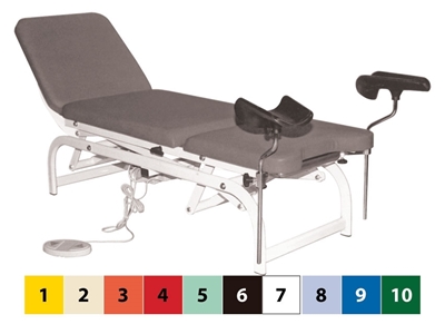 Picture of HEIGHT ADJUSTABLE GYNAECOLOGICAL BED - other colours, 1 pc.