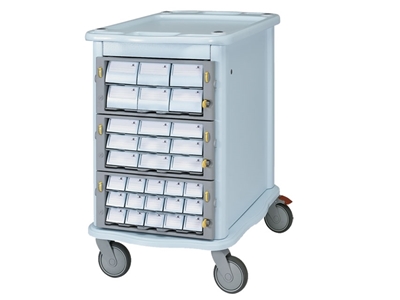 Picture of DOUBLE FACE PHARMACY TROLLEY, 1 pc.