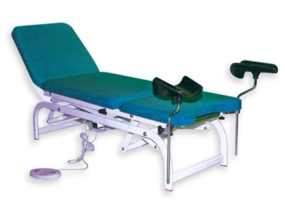 Picture of HEIGHT ADJUSTABLE GYNAECOLOGICAL BED - blue, 1 pc.