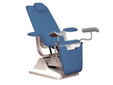 Show details for GYNEX BED CHAIR with roll holder - light blue, 1 pc.