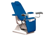 Show details for GYNEX BED CHAIR with roll holder - blue, 1 pc.