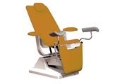 Show details for GYNEX BED CHAIR with roll holder - metal apricot, 1 pc.