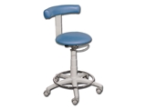 Show details for STOOL with ring - light blue, 1 pc.