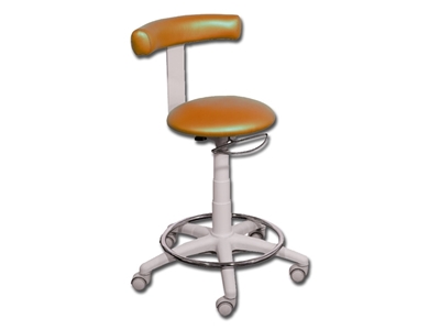 Picture of STOOL with ring - metal apricot, 1 pc.