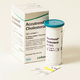 Show details for Holesterīna noteikšanas teststrēmeles, ACCUTREND ierīcei, 25 gab