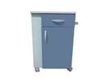 Show details for FEBO BEDSIDE TABLE WITH BOTTLE HOLDER - blue avio, 1 pc.