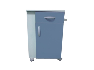 Picture of FEBO BEDSIDE TABLE WITH BOTTLE HOLDER - blue avio, 1 pc.