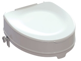 Show details for RAISED TOILET SEAT with fixing system - height 10 cm, 1 pc.